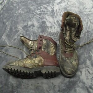 Wolverine Mens 9.5M Hunting Boots Camo Gore Tex Waterproof Insulated Rugged WARM
